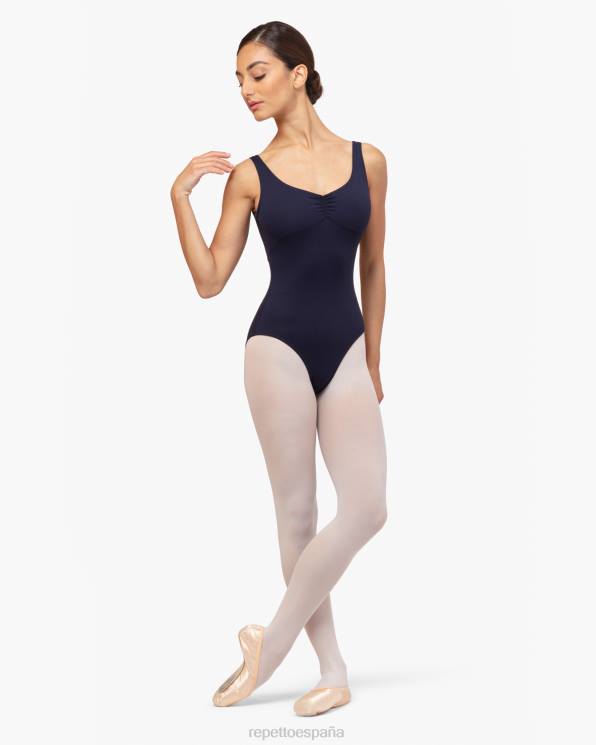 ropa Repetto escote de leotardo fruncido en la parte delantera y trasera moda niños 6NH6728