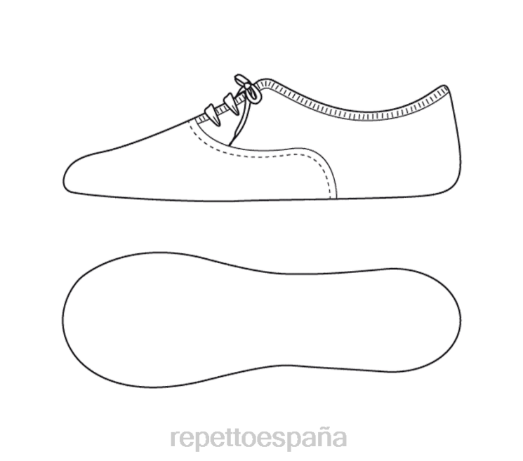 calzado Repetto zapatos de jazz con suela completa moda niños 6NH6767